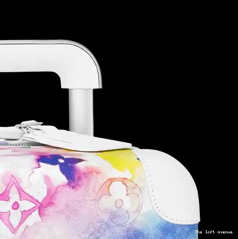 WATERCOLOUR HORIZON MONOGRAM SUITCASE 55 37L CUSTOM 0528